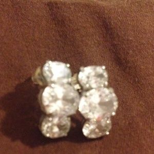 Crystal stud earrings