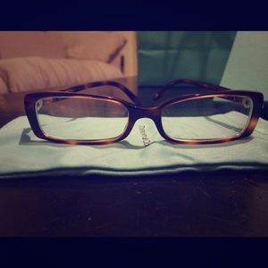 Tiffany & Co tortoise shell eye glasses