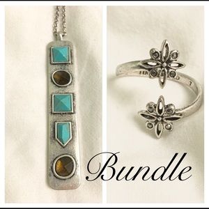 Bundle! Necklace and ring