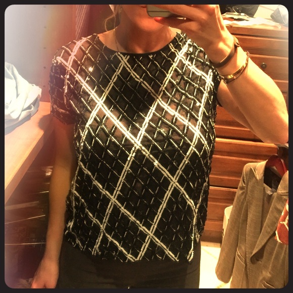 Gryphon sequin top