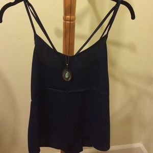 Last chance! Hollister navy xs tank top