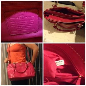 Additional pictures Coach soft leather pink bag