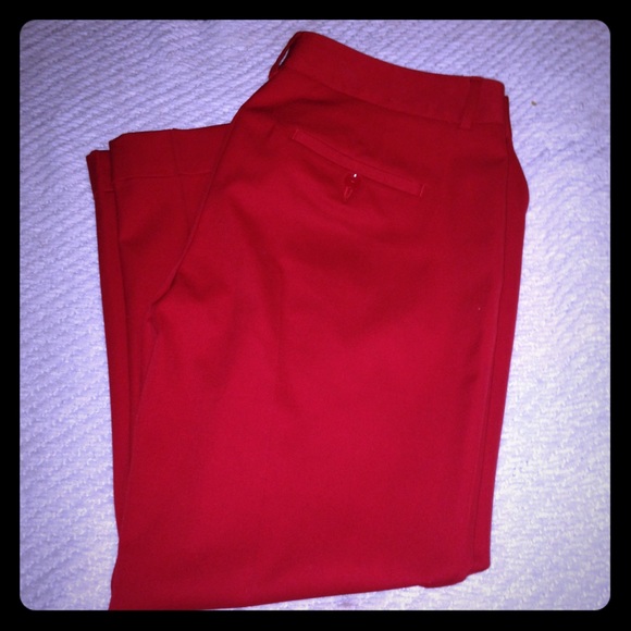 Red Express Trousers
