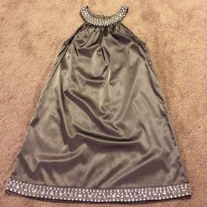 Halter neck trapeze dress