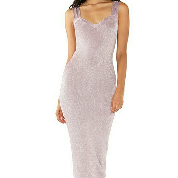 Sweet Heart Knitted Midi Holiday Dress