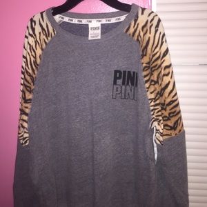 Victoria's Secret PINK Tiger Crewneck
