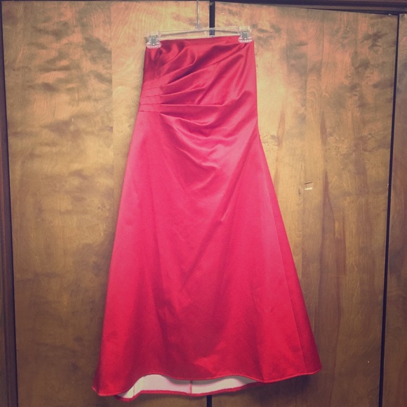 Strapless formal dress, size 10