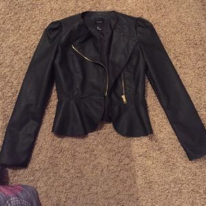 Leather jacket