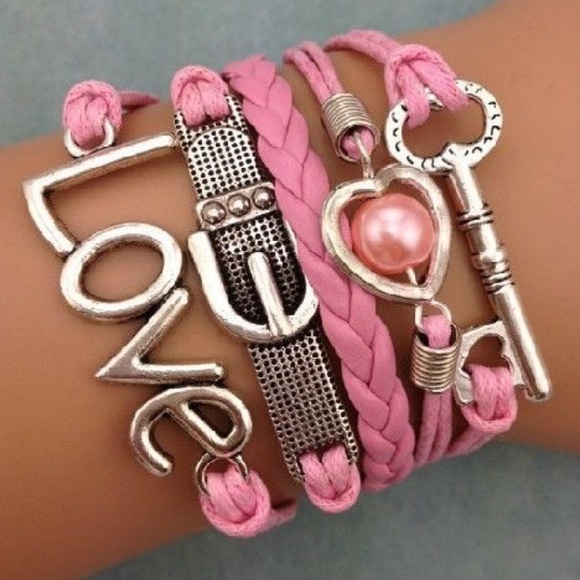 💙NOW HERE💙Infinity Key Love Heart Bracelet