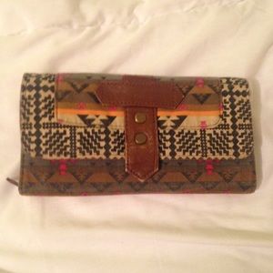 Tribal print wallet