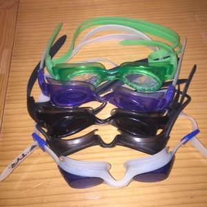 Speedo goggles and one TYR