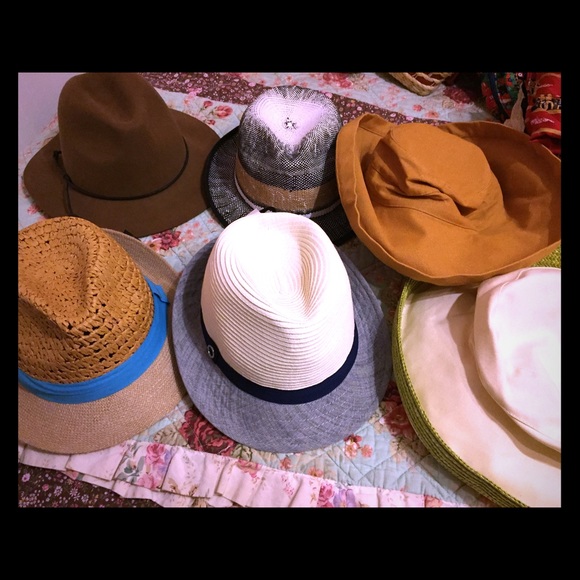 CLOSET CLEANING: 6 Fashion hats,  featuring 2 NWTs