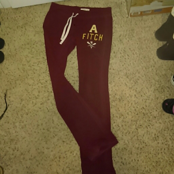 Abercrombie and Fitch boyfriend fit sweatpants.
