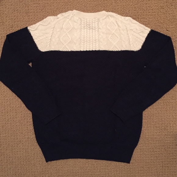 Madewell Colorblock Cableknit Sweater - Picture 3 of 4
