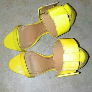 Yellow heels