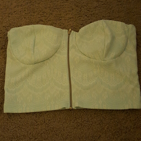 Lace crop top