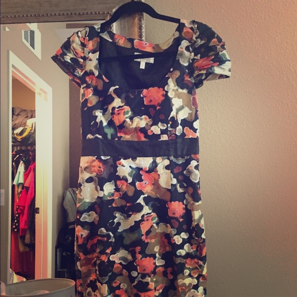 Anthropologie Dresses & Skirts - Floral cocktail dress.