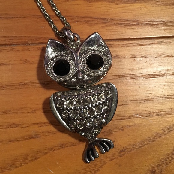 Silver Owl Necklace