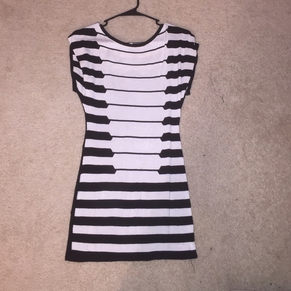 Black and white dress