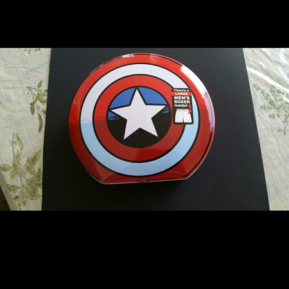 Men's Boxer Marvel Captain America  LARGE 36-38"