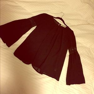 Bell sleeve top