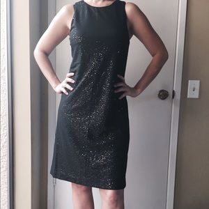 Ralph Lauren dress in gold glitter size 6.