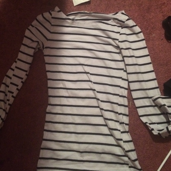 Long sleeve striped shirt