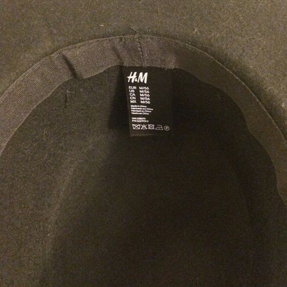 H&M Black Wide Brimmed Hat - Picture 2 of 2