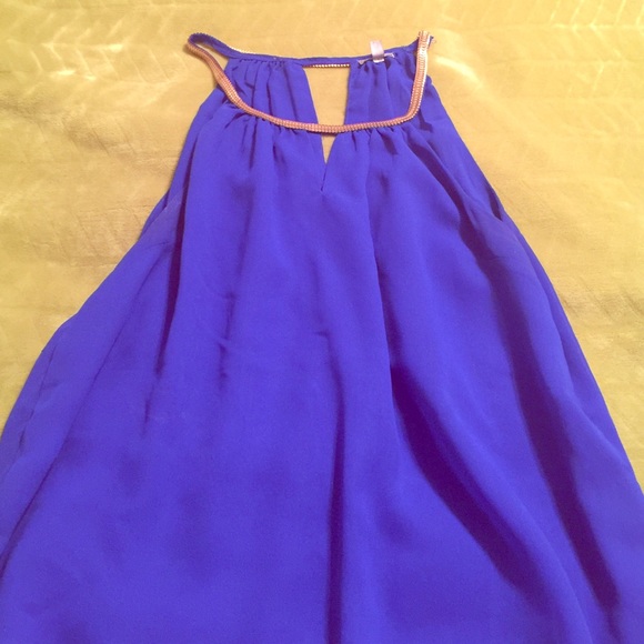 Royal blue CR top - Picture 1 of 3