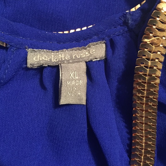 Royal blue CR top - Picture 3 of 3