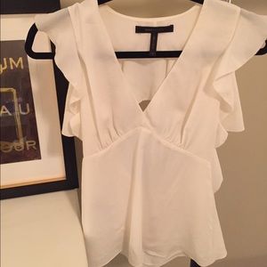 Flowy, fun, backless blouse