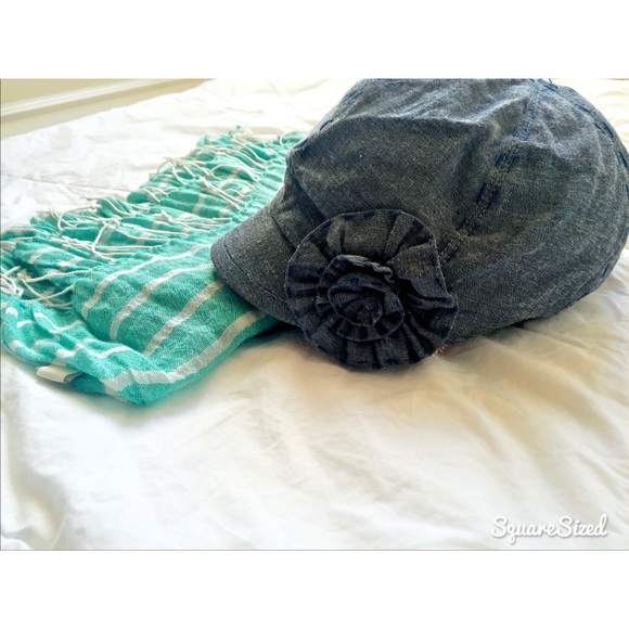 Flower train conductor hat