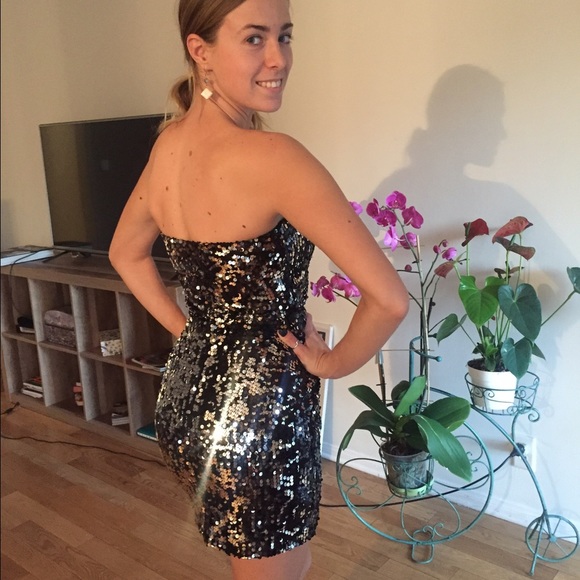Black sequin dress!!! - Picture 2 of 3