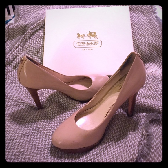 Coach Shoes - SOLD in bundle! Coach patent leather heels