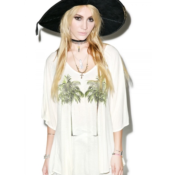 Wildfox Other - 💜🆕 Wildfox Double Palm Trees Top/Tunic Size M💜