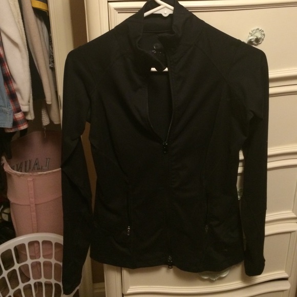 Black track jacket