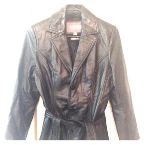 Wilson's Leather belted jacket