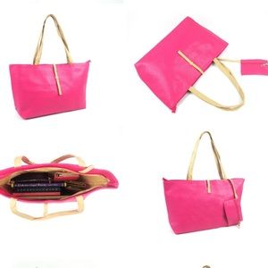 shoulder handbag with matching coin purse