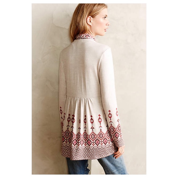 🚫Sold🚫Anthropologie Solstice Night Cardigan - Picture 2 of 4