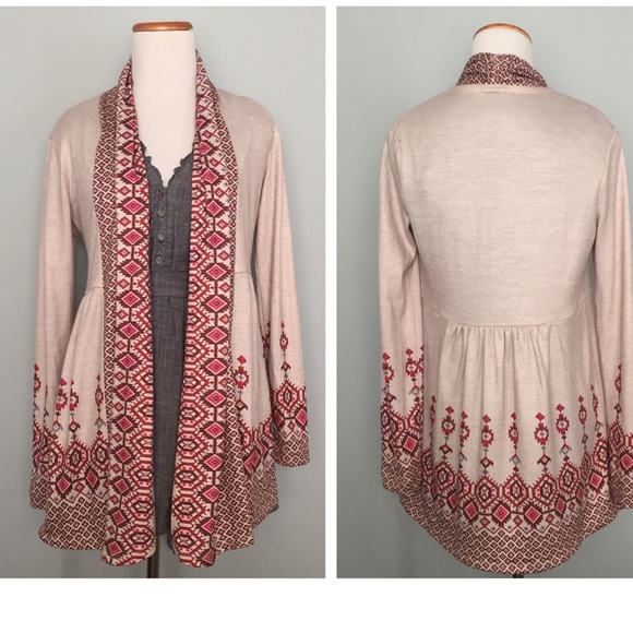 🚫Sold🚫Anthropologie Solstice Night Cardigan - Picture 3 of 4