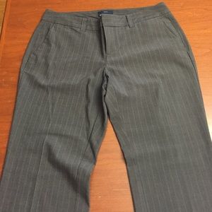 Grey with white stripe slacks