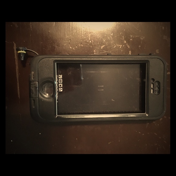 Black Lifeproof case for iPhone 5s