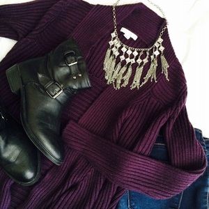 Soft Purple Cardigan