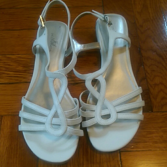 White sandals