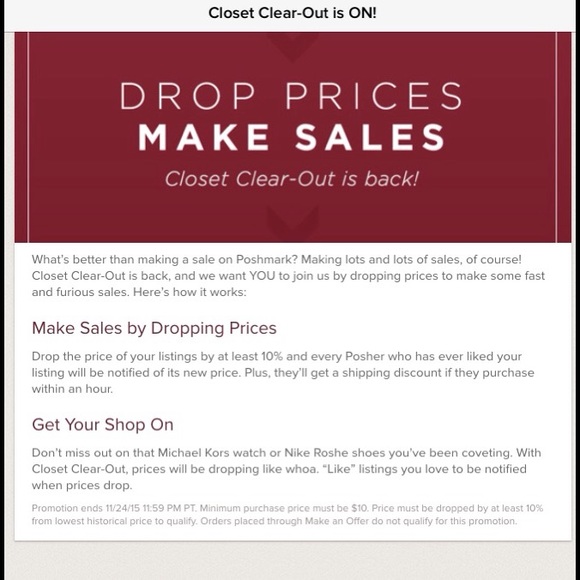 Closet Clear Out Is Back