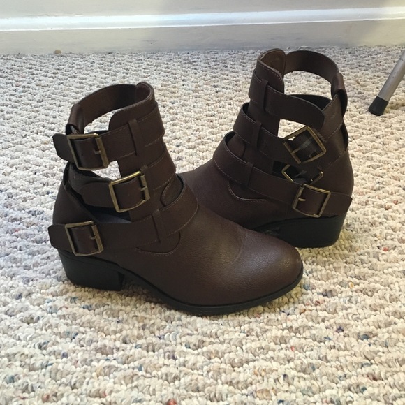 Chocolate Brown Ankle Boots