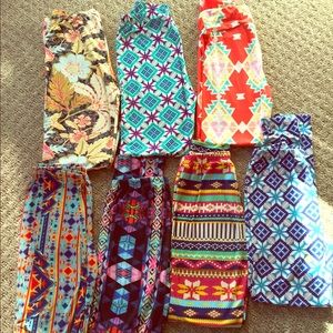 Lot of 7 pairs of LulaRoe Leggings.