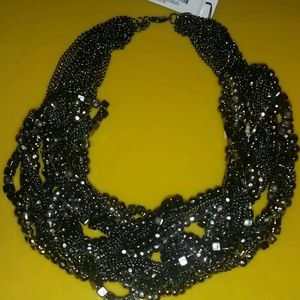 Hematite Necklace (twisted)