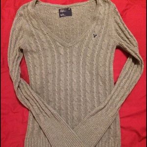 American Eagle long sleeve vneck