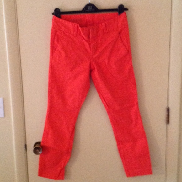 J Crew Andie in orange size 4